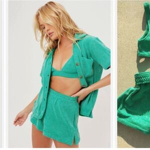 NWT Frankies Bikinis womens Coco Sparkle shirt size medium